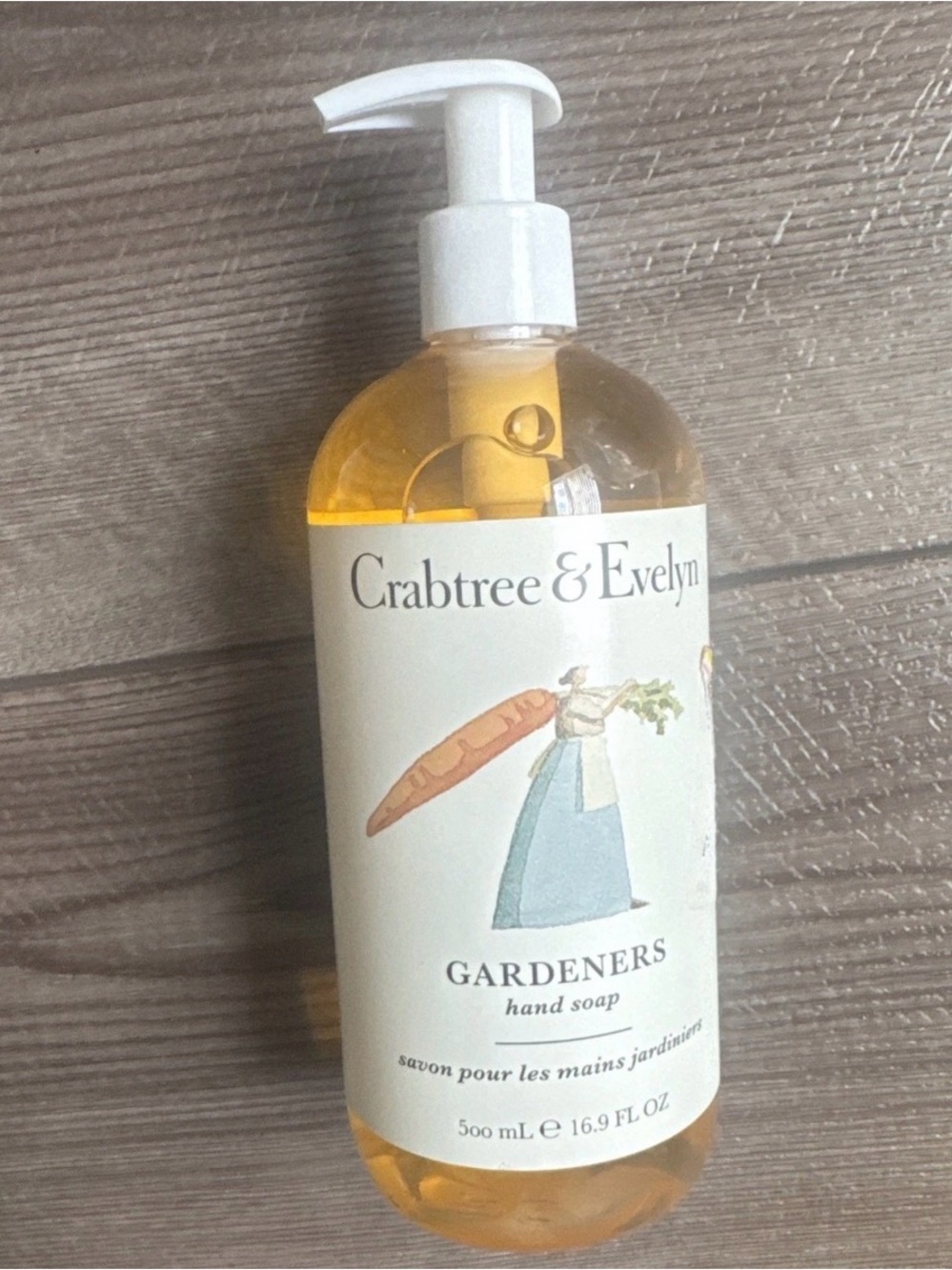 Crabtree & Evelyn Hand Soap — Amber and White
